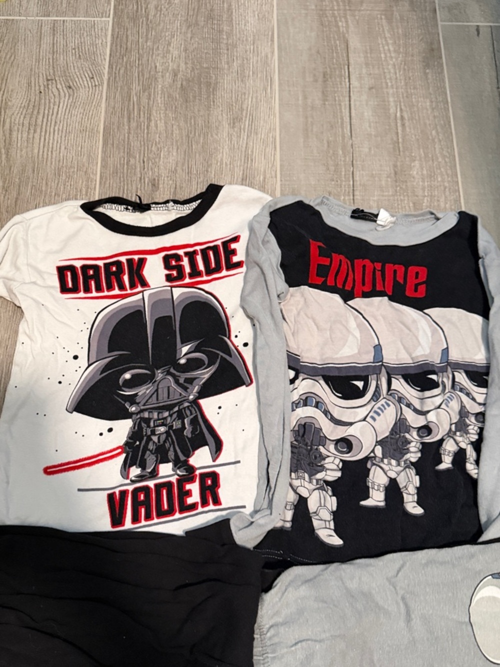Star Wars Kids Darth Vader & Stormtrooper Long Sleeve Top - pajamas